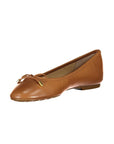 Ralph Lauren Brown Polyester Flat Shoe