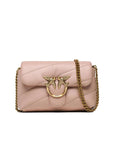 PINKO Pink Leather Handbag