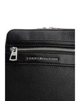 Tommy Hilfiger Black Polyethylene Messenger Bag