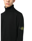 Stone Island Black Wool Vergine Sweater
