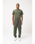 Stone Island Green Cotton Men Tracksuit Trouser