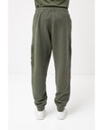 Stone Island Green Cotton Men Tracksuit Trouser