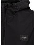 Dolce & Gabbana Black Polyester Jacket