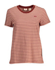 Levi's Red Cotton Women T-Shirt