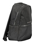 Tommy Hilfiger Black Polyester Men Backpack