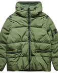 Stone Island Green Nylon Men Jacket