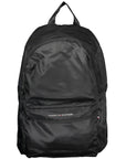 Tommy Hilfiger Black Polyester Men Backpack