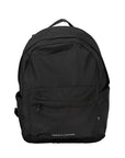 Tommy Hilfiger Black Polyester Men Backpack