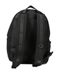 Tommy Hilfiger Black Polyester Men Backpack