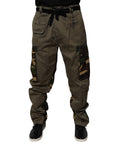 Dolce & Gabbana Multicolor Patchwork Camouflage Cargo Pants
