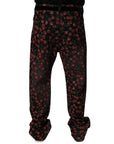 Dolce & Gabbana Black Cherry Cotton Straight Men Denim Jeans