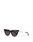 Bottega Veneta Black Acetate Sunglasses