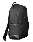 Tommy Hilfiger Black Nylon Men Backpack