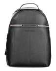 Tommy Hilfiger Black Polyethylene Men Backpack