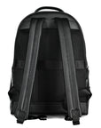 Tommy Hilfiger Black Polyethylene Men Backpack