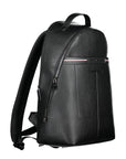 Tommy Hilfiger Black Polyethylene Men Backpack