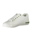 Carrera White Polyester Sneaker