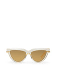 Bottega Veneta Beige Acetate Sunglasses