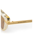 Bottega Veneta Beige Acetate Sunglasses