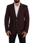 Dolce & Gabbana Purple Cotton Blazer