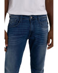 Replay Blue Cotton Jeans & Pant