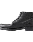 Dolce & Gabbana Black Horse Leather Boot