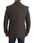 Dolce & Gabbana Brown Virgin Wool Suit