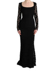 Dolce & Gabbana Black Cotton Dress