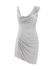 Versace Draped Mini Dress