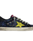 Golden Goose Blue Leather Sneaker