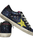 Golden Goose Blue Leather Sneaker