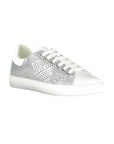 Emporio Armani Silver Polyester Women Sneaker