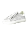 Emporio Armani Silver Polyester Women Sneaker