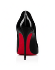 Christian Louboutin Black Patent Leather Hot Chick Pumps 100