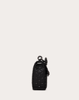 Valentino Garavani Black Nappa Leather Medium Rockstudt Spike Bag