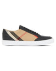 Burberry Black Leather New Salmond Sneakers