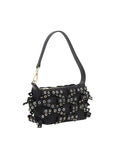 Ganni Denim Butterfly Bow Shoulder Bag
