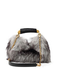 Tom Ford Gray Leather Handbag