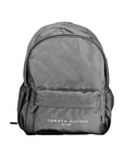 Tommy Hilfiger Black Polyester Men Backpack