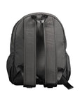 Tommy Hilfiger Black Polyester Men Backpack