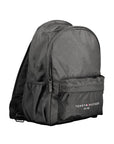 Tommy Hilfiger Black Polyester Men Backpack