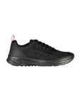 Carrera Dynamic Black Sneakers with Eco-Leather Detailing