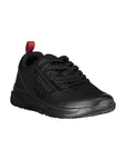 Carrera Dynamic Black Sneakers with Eco-Leather Detailing