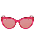 Ferragamo Red Acetate Sunglasses