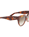 Ferragamo Brown Acetate Sunglasses