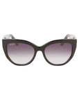 Ferragamo Black Acetate Sunglasses