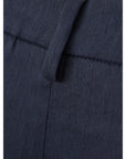 Chic Blue Linen Trousers