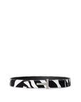Tom Ford Black And White Leather Belt