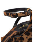 Saint Laurent Multicolor Leather Sandal