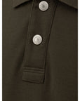 Canali Green Cotton Polo Shirt